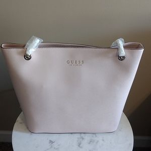 Pink Guess tote